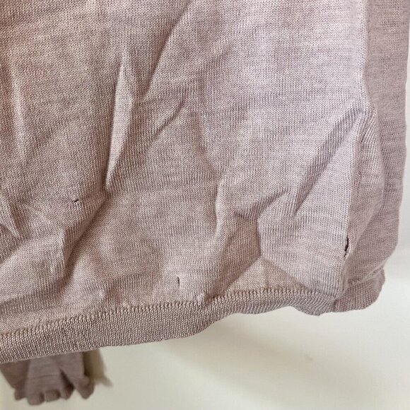 Free People Womens Ruffled Pullover Sweater in Lilac - Picture 7 of 11